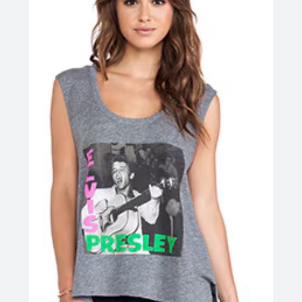 Chaser brand Elvis graphic tank
